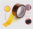 Single Side Coated Polyimide Film Adhesive Tape Amber Transparent