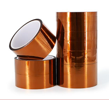 Halogen Free Polyimide Film Adhesive Tape RoHS Compliant for -73.C to 280.C Temperature Range