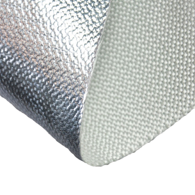 460g/sqm Aluminum Foil Fiberglass Cloth 100cm Wide