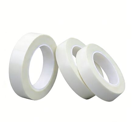 White Fiberglass Cloth Tape With Silicone Adhesive For Industrial Applications