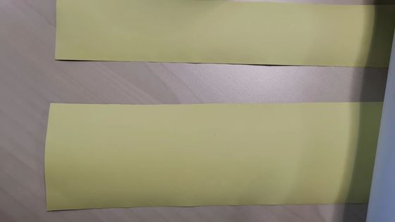 Waterproof Aluminum Foil Tape With Easy Release Silicone Yellow Color Release Paper