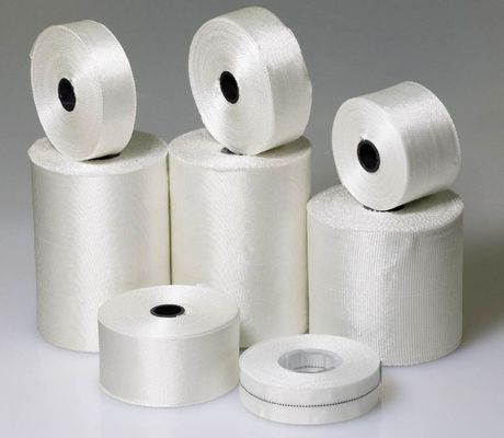 White Plain Glass Fabric Insulation Tape For Electrical Insulation