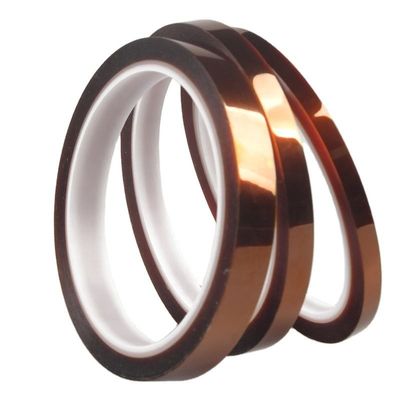 Wire Cable Insulation Polyimide Film Adhesive Tape With Elongation ≥30%