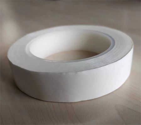 White Aramid Paper Insulation Tape 0.10mm with 30N/cm Tensile Strength