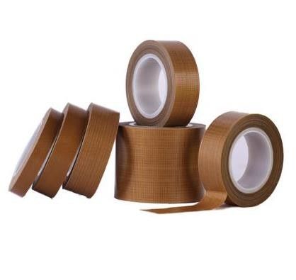 Silicone Adhesive Glass Cloth Heat Resistant Tape Temp Brown Glass Cloth Tape