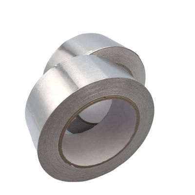 Synthetic Rubber-resin Adhesive Tape High Tensile Aluminum Foil Backing Heavy-duty  In Packaging