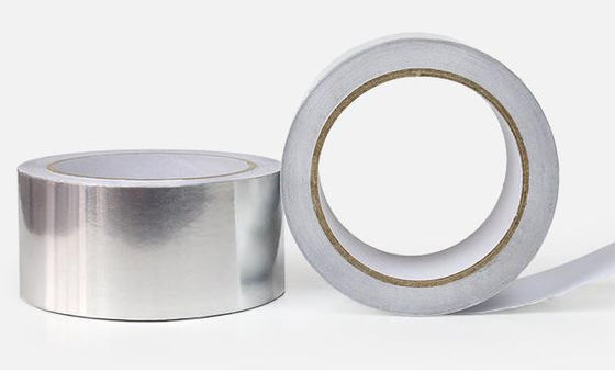 HVAC Industry Aluminum Foil Tape Strong Adhesion 40 Micron Thickness FSK Sealing And Joining