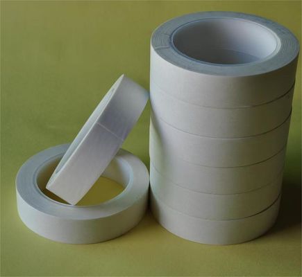 180℃ Silicone Aramid Paper Adhesive Tape With 4% Elongation And Similar To Nomex Paper Tape