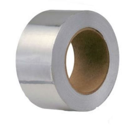 HVAC Industry Aluminum Foil Adhesive Tape 50m Length 50/75/100mm Width For Joining And FSK Sealing