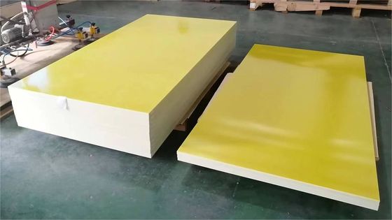 Yellow Electrical Insulation Board With Relative Permittivity 50Hz ≤5.5 And Breakdown Voltage Parallet To Laminations At 90C±2C In Oil ≥35kV