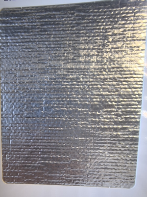 30m/50m Roll Length Heat Resistant Insulation Glass Cloth Laminated With Aluminium Foil Width 1000mm for Industrial Applications