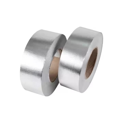 Commercial-grade Flame-retardant Aluminum-glass Cloth Tape Solvent Acrylic Adhesive For Insulation