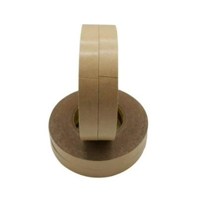 Adhesive Double Sided Tissue Tape With Brown Glassine Release Liner 90um Thickness For General Bonding