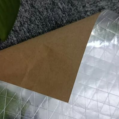 Commercial-Grade Foil-Scrim-Kraft Facing with 95 gsm Basis Weight, 7 um Foil Thickness, and 60gsm Kraft Paper Backing
