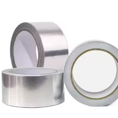 30um Aluminum Foil Tape with 15N/25mm Adhesion and 45N/25mm Tensile Strength for HVAC Sealing