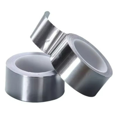 Self-Wound Cold Weather Aluminum Foil Tape Without Liner 90um Thickness