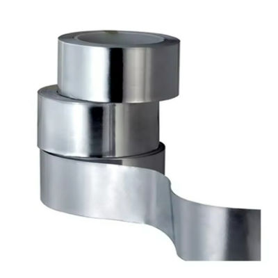 Self-Wound Cold Weather Aluminum Foil Tape Without Liner 90um Thickness