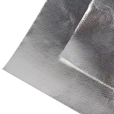 Flame-retardant Foil-Glass Cloth Facing with 10×9 Mesh Glass Cloth 7 um Al Foil and 118 gsm Basis Weight for HVAC and Pipe Insulation