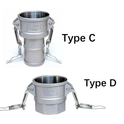 Stainless Steel Camlock Coupling Type A/B/C/D/DC/DP/E/F Precision Investment Casting