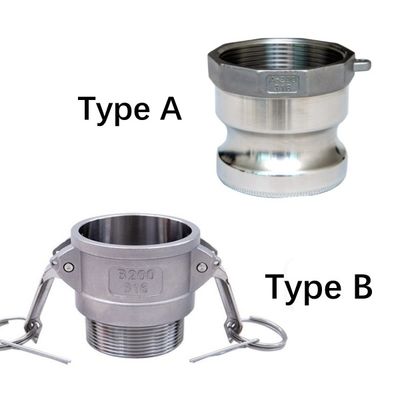 Stainless Steel Camlock Coupling Type A/B/C/D/DC/DP/E/F Precision Investment Casting