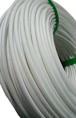 Silicone Varnished Glass Fiber Insulating Sleeve With 0.5~25mm Outer Diameter