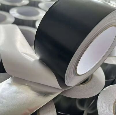Aluminum Foil Adhesive Tape Black Lacquered With Solvent Acrylic Adhesive
