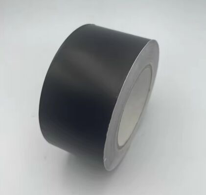 Aluminum Foil Adhesive Tape Black Lacquered With Solvent Acrylic Adhesive