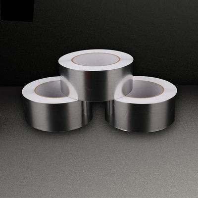 Utility Grade Aluminum Foil Adhesive Tape 25um Synthetic Rubber Resin Silicone Release Paper Excellent Vapor Barrier