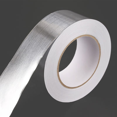 25um Aluminium Adhesive Foil 25 Microns Self Wound MPET Flexible Duct Closure Tape Without Liner