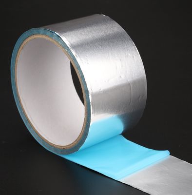 Self Wound Polyester Sticky Aluminum Tape 55um Without Liner