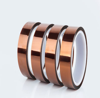Die Cut Polyimide Film Adhesive Tape H Grade Single Side Coated No Releasing
