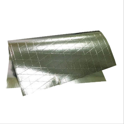 Thermal Insulation Aluminum Foil Fiberglass Cloth 18um