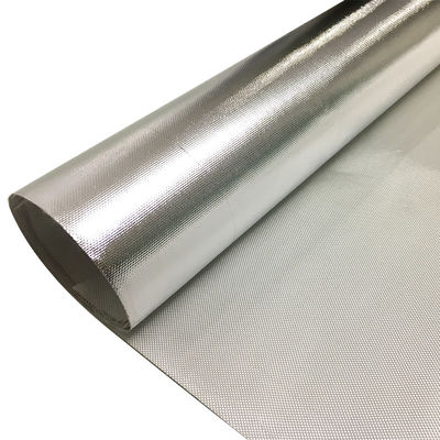 Heat Reflection Aluminum Foil Fiberglass Cloth Heat Insulation