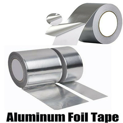 Premium Grade Aluminum Foil Adhesive Tape Anti Rust Anti Corrosion Flame Resistant