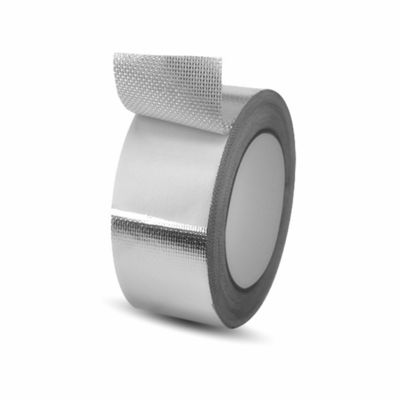 Self Adhesive Aluminum Foil Glass Cloth Tape Cold Weather HVAC