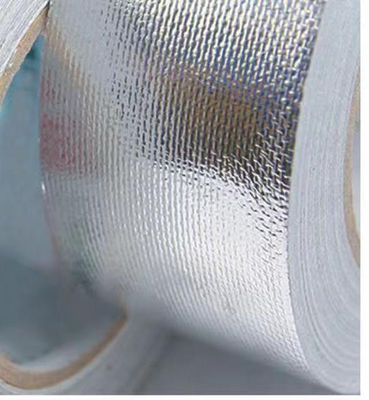 Self Adhesive Aluminum Foil Glass Cloth Tape Cold Weather HVAC