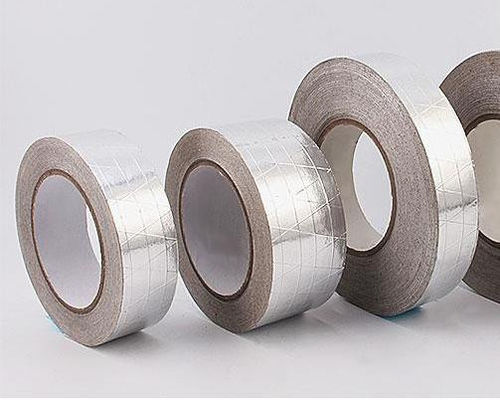 Aluminum FSK Adhesive 2 Way HVAC Aluminum Tape 0.15mm