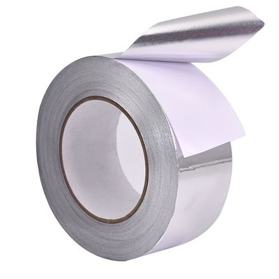 High Temp Aluminum Foil Tape 50m Length Acrylic Adhesive Excellent Vapor Barrier