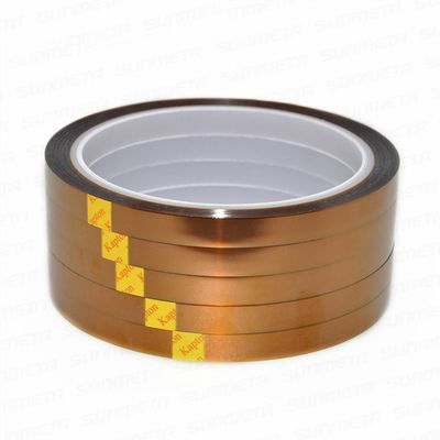 Silicone Adhesive Polyimide Film Tape Halogen Free 55-70um Temp Resistance