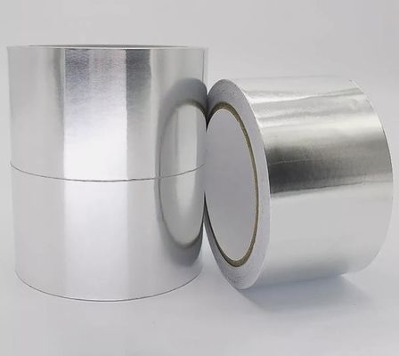 Adhesive 18N/25mm Adhesion To Steel 45N/25mm Tensile Strength Adhesive Aluminium Foil Tape