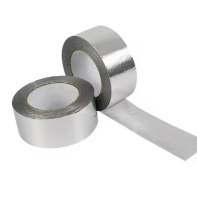 30um Aluminum Foil Tape with 15N/25mm Adhesion and 45N/25mm Tensile Strength for HVAC Sealing